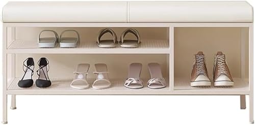 Genérico Banco para Zapatos, Zapatero, Armario para Zapatos, Taburete de Almacenamiento, Banco para Zapatos, Banco para pies (A, M: 90 cm x 30 cm x 45 cm)