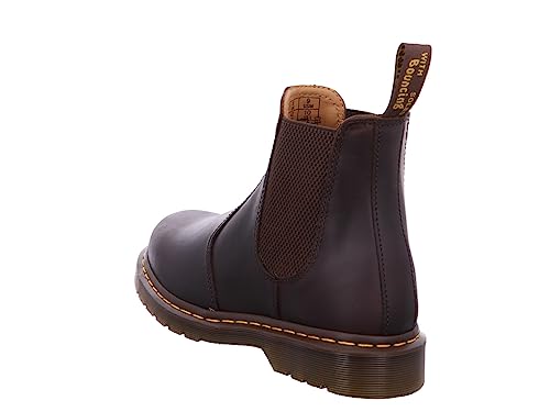 Dr. Martens Homme 2976 Ys Shoes, Dark Brown Crazy Horse, 44 EU