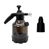 Jiuvaso Spruzzatore di Schiuma Manuale, flacone Spray, spruzzatore Automatico Portatile per Acqua da 3 Litri per, Cortile, casa, Veicolo, autolavaggio, Nero