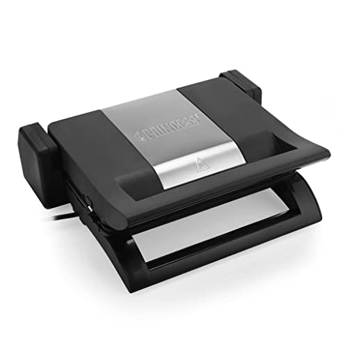 Plancha Grill Princess 112530 - Multifunción 2 en 1 - Placas Reversibles - Termostato Regulable - Bandeja Recoge Grasas - Antiadherente - Tapa Flotante - 1500 W