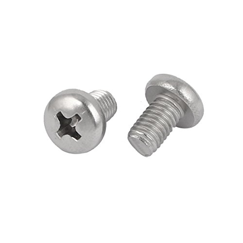 Uxcell A16051600UX0528 M5X8Mm 316 Stainless Steel Phillips Pan Head Machine Screws Bolts 25 Pcs thumb #1