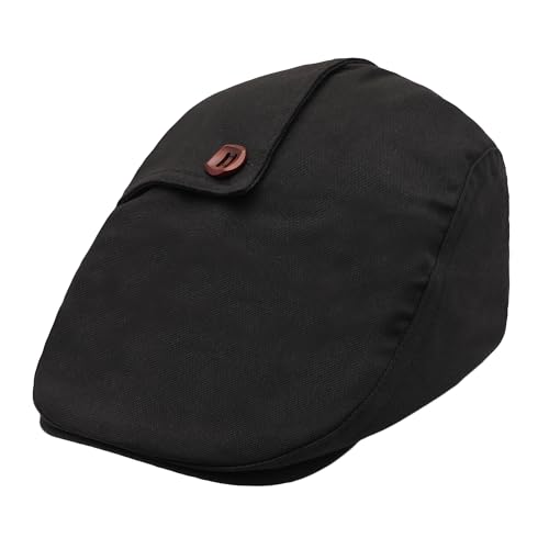 Image of ZLYC Men Cotton Flat Cap Summer Scally Ivy Gatsby Newsboy Beret Driver Cabbie Hunting Hat