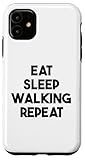 Photo Gallery walking funny - mangia dormire walking repeat custodia per iphone 11 Photo Gallery walking funny - mangia dormire walking repeat custodia per iphone 11