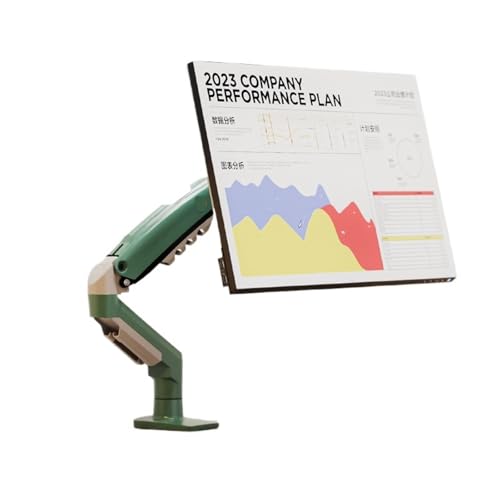 Support de moniteur F80 olive green avec bras mécanique articulé sans perçage