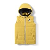 Facile da abbinare: i nostri gilet imbottiti unisex per bambini sono disponibili in una varietà di colori tinta unita e possono essere abbinati a camicie, maglioni, felpe con cappuccio e cappotti invernali per comfort, calore e stile