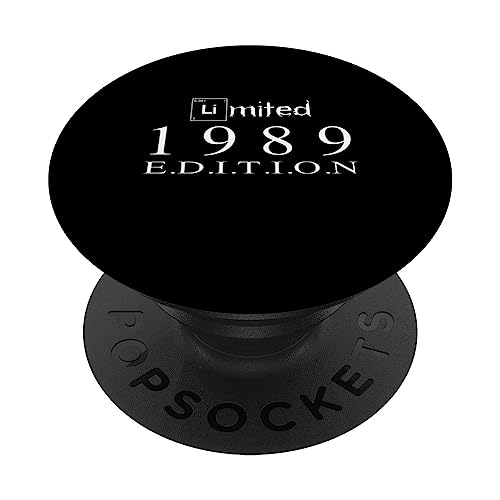 Edición limitada 1989 Cumpleaños 1989 Vintage 1989 PopSockets PopGrip Intercambiable