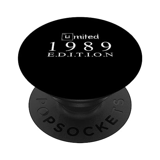 Edición limitada 1989 Cumpleaños 1989 Vintage 1989 PopSockets PopGrip Intercambiable