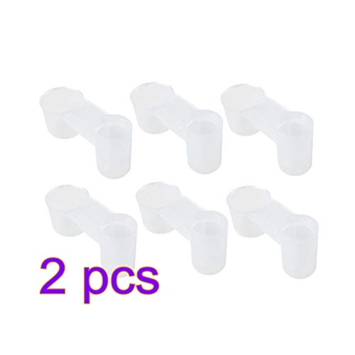 POPETPOP 20 Pcs Chicken Waterer - Water Bottle Bird Drinker Feeder Cup Chicken Pigeons Feeder Trough Animal Feeding Accessories - Image 3