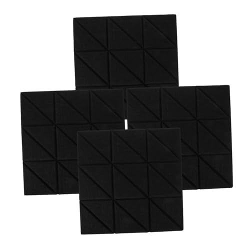 4pcs Self-adhesive Acoustic Soundproof Panels for Home Recording Studios Music Rooms and Offices Sound Isolation Pads Echo Reduction miniatura 1