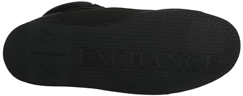 Armani Exchange Men's Cold Weather Lace Up Boot,Black, 94