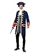Produktbild Smiffys Pirate Commander Costume, Blue Halloween und Karneval