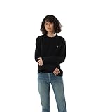 [ヘインズ] ロングTシャツ 長袖 丸首 綿100% 丸胴仕様 タグレス仕様 ビーフィーロングスリーブTシャツ ビーフィー H8-X401 メンズ ブラック L