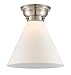 Innovations 623-1F-SN-G41-L X-Large Cone 1 Light 12 inch Flush Mount, Brushed Satin Nickel
