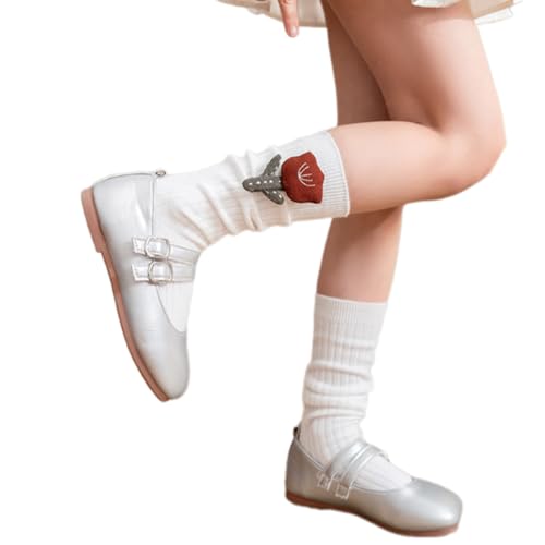 Girls Over Knees High Socks Comfortable Socks Stretch Cotton Blend Warm & Breathable Socks Kids High Elasticity Socks