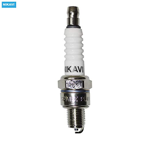 NIKAVI SP01 1PC Spark Plug Compatible for Hero Splendor (All Models) / Passion (All Models) / CD (All Models)