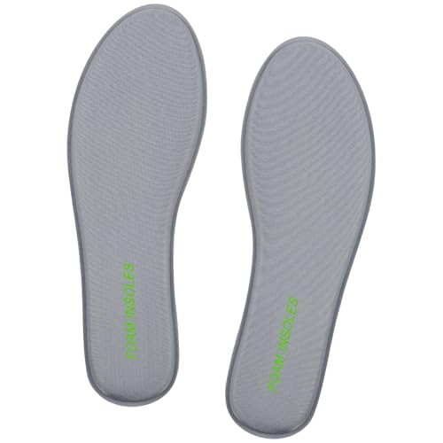 Image of Endoto Memory Foam Insoles for Skechers Shoes, Replacement Cushion Inserts for Women Shock Absorbing & Foot Comfort All Day(Color:Gray,Size:US Women9-EU39)