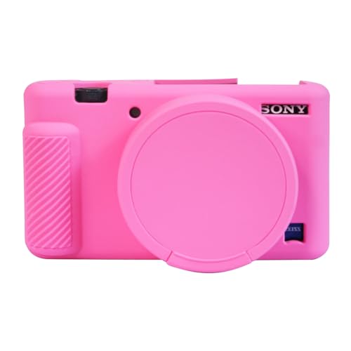 Funda protectora para cámara Sony ZV-1 silicona rosa