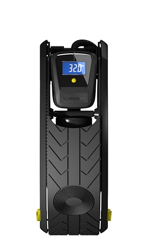 Image of MICHELIN Digital Single Barrel Foot Pump with Rubber Feet (Black)