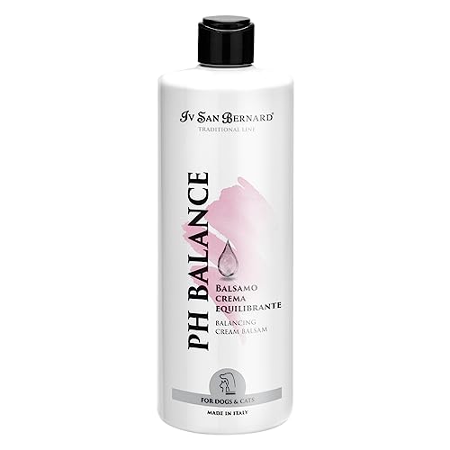 Bálsamo PH Balance - Crema y Acondicionador para Perros y Gatos - 500 ml - Ayuda a Recuperar la Capa Protectora Natural de la Piel - Ideal para Mascotas con Mantos Desvitalizados - IV San Bernard