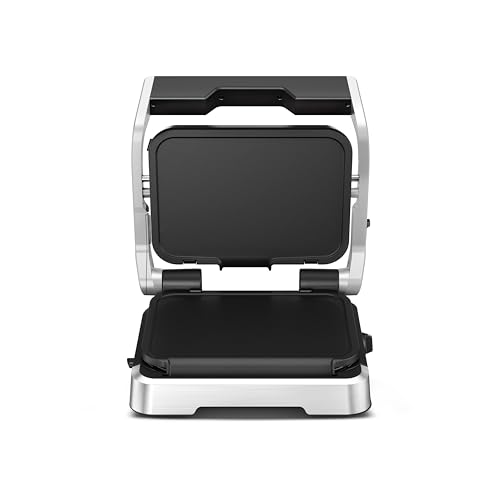 Tefal OptiGrill Zubehör Plancha-Platten, für Tefal OptiGrill 2in1 und 4in1, zum Grillen von empfindlichen Speisen, aus antihaftbeschichtetem Aluminiumdruckguss, Schwarz, XA733810