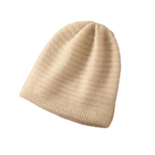 Bonnet tricoté en cachemire pour femme le cadeau d'hiver chaud et raffiné