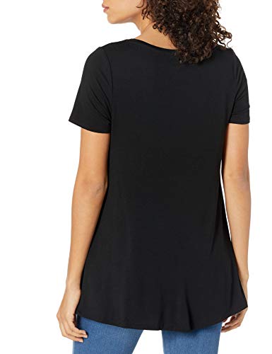 Amazon Essentials Women's Relaxed-Fit Short-Sleeve Scoopneck Swing T-Shirt (Available in Plus Size)2