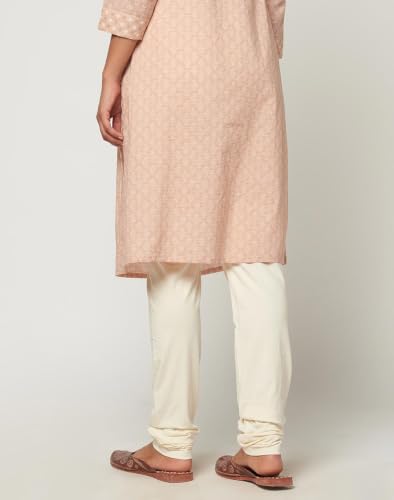 Image of Fabindia Womens Cotton Regular fit Churidar Pants