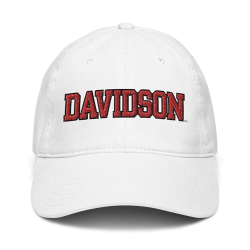 Gorra de Béisbol Ajustable Davidson Wildcats Blanca miniatura 2