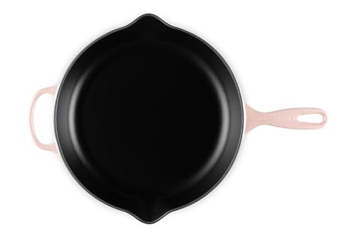 Image of Le Creuset Enameled Cast Iron Signature Round Skillet, 11.75 inch, Peche