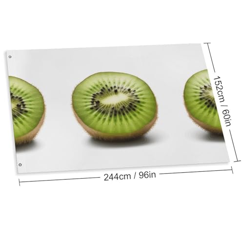 Drapeau extérieur vert kiwi bannière panneau de cour et de chambre
