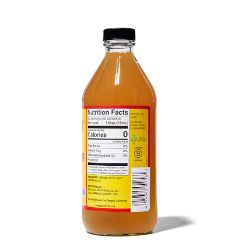 Bragg Apple Cider Vinegar - Organic - Raw - Unfiltered - 16 Oz - 1 Each