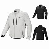 [ILM] バイク ジャケット 春秋 メンズ ライダースジャケット 防風撥水加工 CEプロテクター 着脱式フリースインナー 柔らかい 反射材 通学通勤 アウトドア JRF4