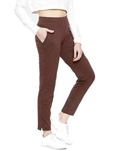 Image of Dollar Missy Women's Chino Slim Pants- Brown (8902889431819 MMCC-525-PO1-44- Brown XL)