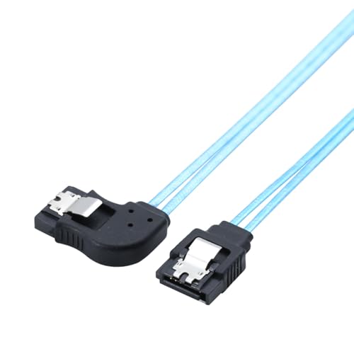Cable SATA 7P Hembra ángulo recto a SATA Hembra 0.3 m miniatura 5