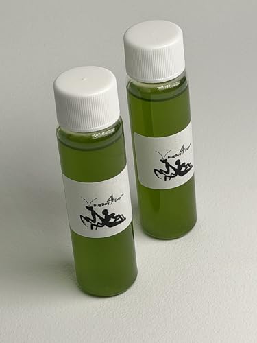 Two (2) Live Green Water (Chlorella vulgaris) Starter Culture Vials - Live Phytoplankton for Aquarium microfauna Stability Infusora Production Zooplankton (Daphnia Moina etc.) Food and More