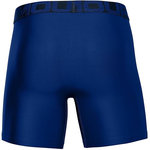Image of Under Armour mens Multi-pack Performance Tech Boxerjock Brief, 6 inch Inseam, All-day Comfort & Soft
