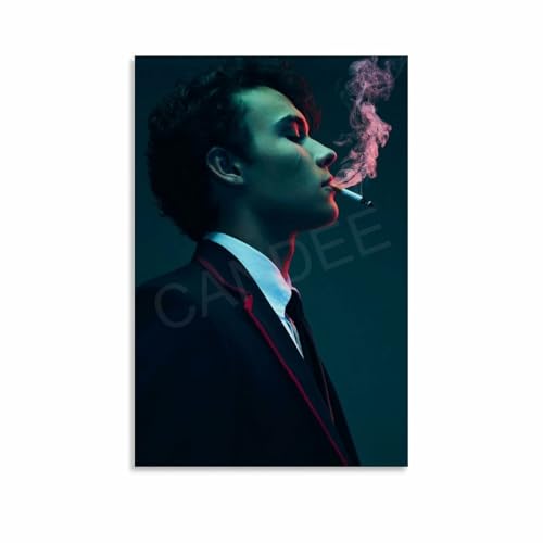 American Handsome Actor Benjamin Wadsworth Portrait Poster (8) Canvas Painting Wall Art Poster for Bedroom Living Room Decor 12x18inch(30x45cm) Unframe-style