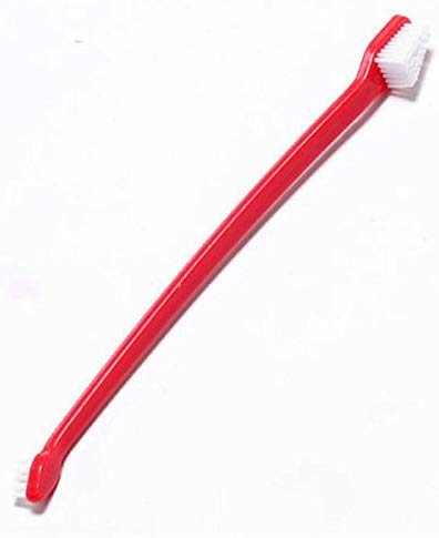 PSK Dental Grooming Washing Tooth Brush for Dogs, Cats and Other Pets (2 in 1) Set of 2 (Pack of 1)) 3