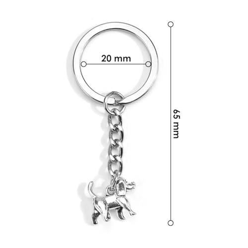 Tranbath Süßer Hund Schlüsselanhänger Hundemama Geschenk, Personalisierte Hund Taschenanhänger, Cartoon Haustier Schlüsselanhänger, Niedlicher Tier auto schlüsselanhänger damen