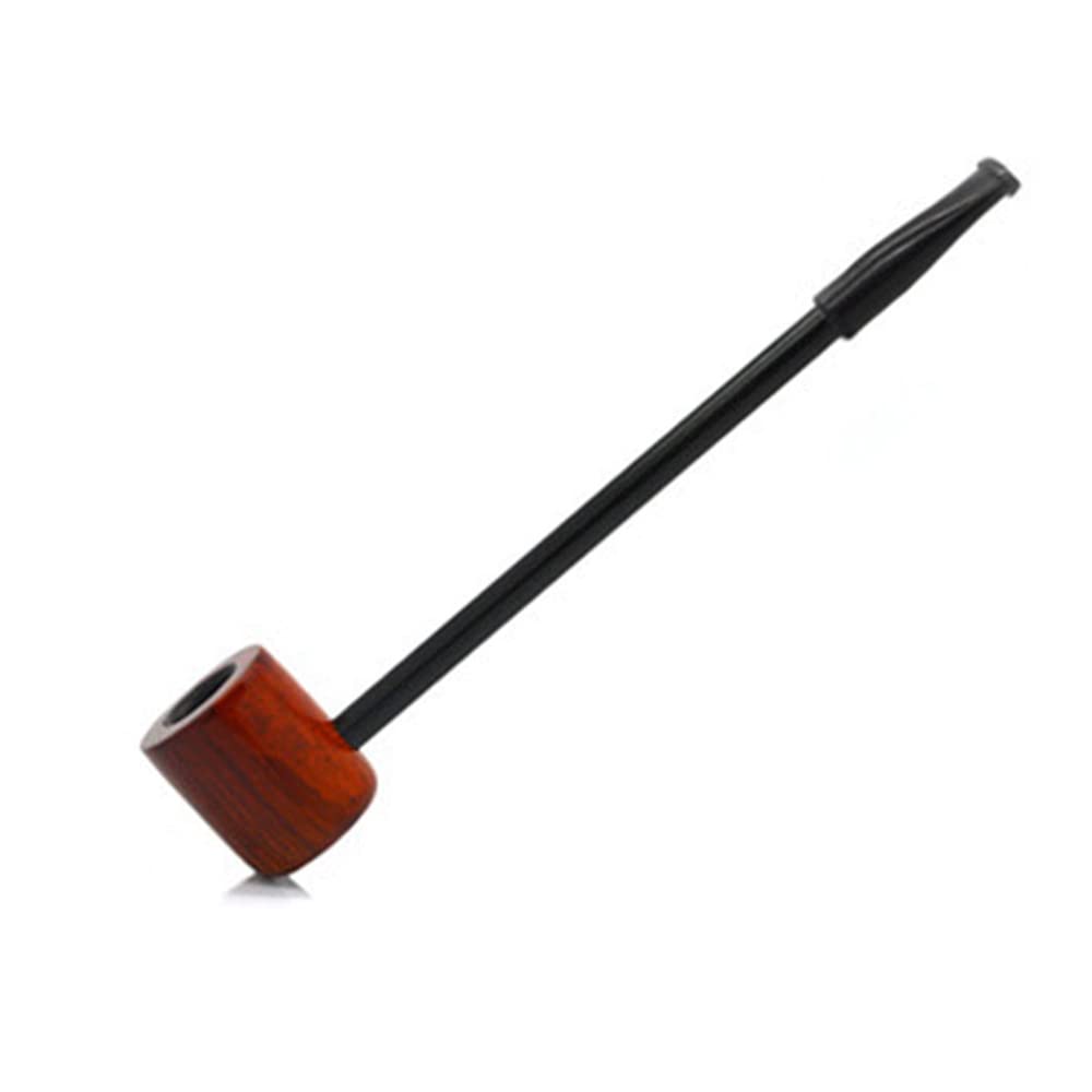 JLEivvi 1 PCS Tobacco Pipe Classical Smoking Pipe Smoking Wooden Pipe Cigar Pipes for Men Brothers Your Friends