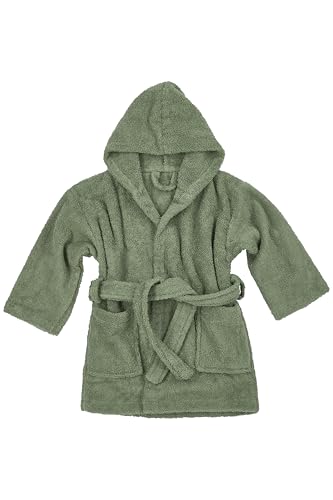 Meyco Baby Peignoir uni en éponge (peignoir enfant 100% coton, merveilleusement doux, qualité...