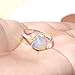 Natural Ethiopian Opal Ring 925 Sterling Silver Handmade Statement Design Rings Stacking Ring Rainbow Opal Gift Jewelry For Women Girlfriend (8)