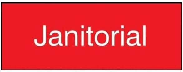 8 in W x 3 in H, Engraved Plastic, Mfr: PSG870RD-A