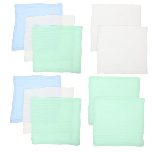 GALPADA 10pcs Muslin Washcloths and Gentle Hand Towels for Boy Girl for Wiping Drool Cleaning Faces and Everyday Use Must Have Essential