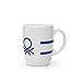 Set de 2 Tazas de 350ml de Porcelana con logo Azul de Benetton Imagen de Set de 2 Tazas de 350ml de Porcelana con logo Azul de Benetton