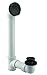 Westbrass Tip-Toe Sch. 40 PVC Bath Waste with One-Hole Elbow, Matte Black, D49321-62