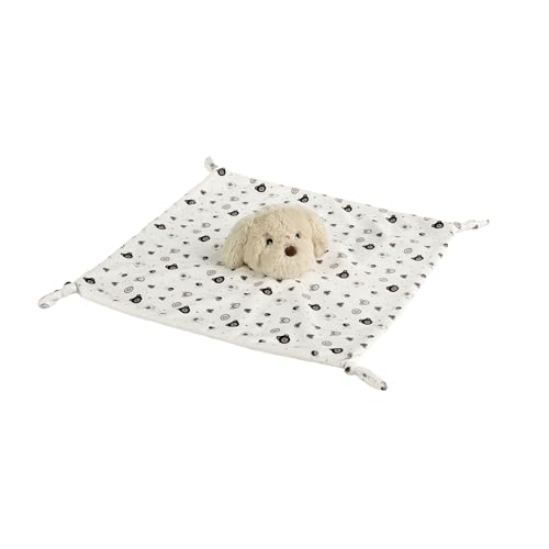 CREVENT Gift Set for Newborns -Diaper Caddy Organizer Basket with 2 Blankets, 1 Taggie, 1 Lovey, 3 Socks，1 Gift Bag with Ribbon - Welcome Essential Baby Shower (Neutral