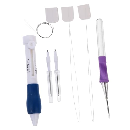 Kit aiguille puncher broderie pour décorations textiles fait main et loisirs créatifs