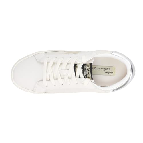 Image of Vintage Havana Women's Flair Sneaker, White Quilted, 5.5