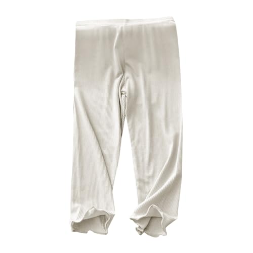 Toddlers' and Girls Leggings Elastic Waistband Pants Track Sweatpants Multipacks Outwear Clothes All (Grey, 5-6 Years)